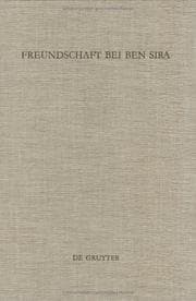 Tapa de Freundschaft Bei Ben Sira