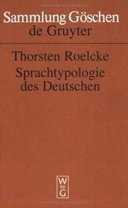Tapa de Sprachtypologie des Deutschen