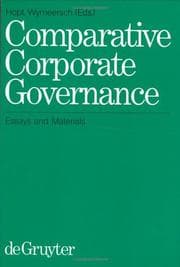 Tapa de Comparative corporate governance