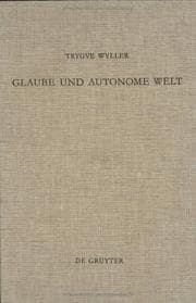 Tapa de Glaube und autonome Welt