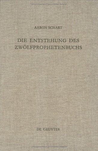 Tapa de Die Entstehung des Zwölfprophetenbuchs