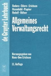 Tapa de Allegmeines Verwaltungsrecht (de Gruyter Lehrbuch)