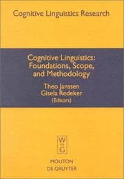 Tapa de Cognitive linguistics, foundations, scope, and methodology