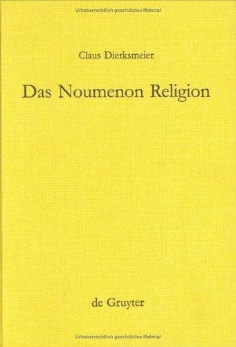 Tapa de Das Noumenon Religion