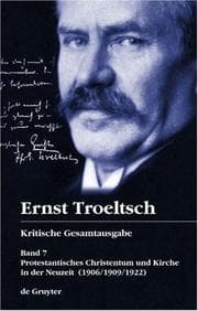 Tapa de Protestantisches Christentum Und Kirche in Der Neuzeit(1906/1909/1922)