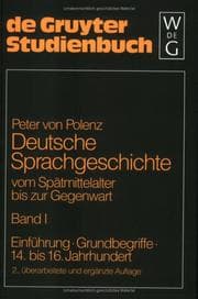 Tapa de Deutsche Sprachgeschichte vom Spätmittelalter bis zur Gegenwart