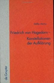 Tapa de Friedrich von Hagedorn