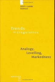 Tapa de Analogy, levelling, markedness