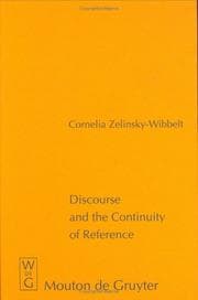 Tapa de Discourse and the continuity of reference
