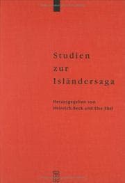 Tapa de Studien zur Isländersaga