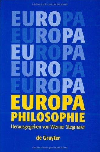 Tapa de Europa-Philosophie