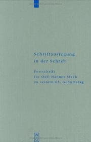 Tapa de Schriftauslegung in der Schrift