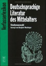 Tapa de Deutschsprachige Literatur Des Mittelalters