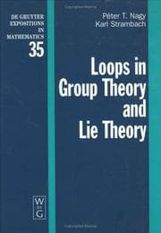 Tapa de Loops in group theory and lie theory