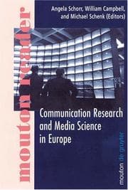 Tapa de Communication Research and Media Science in Europe