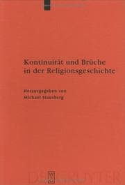 Tapa de Kontinuitäten und Brüche in der Religionsgeschichte (Erganzungsbande Zum Reallexikon der Germanischen Altertumsku) (German Edition)