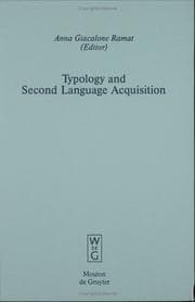 Tapa de Typology and Second Language Acquisition (Empirical Approaches to Language Typology, 26)