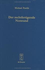 Tapa de Der Rechtfertigende Notstand