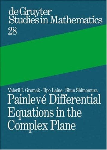Tapa de Painlevé differential equations in the complex plane