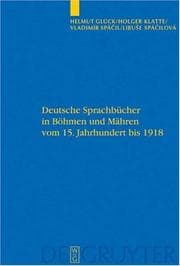 Tapa de Deutsche Sprachbücher in Böhmen und Mähren vom 15. Jahrhundert bis 1918