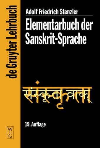 Tapa de Elementarbuch der Sanskrit-Sprache