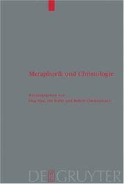 Tapa de Metaphorik Und Christologie (Theologische Bibliothek Toepelmann)