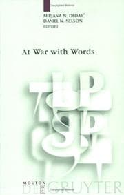 Tapa de At war with words