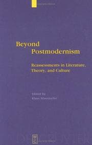 Tapa de Beyond postmodernism