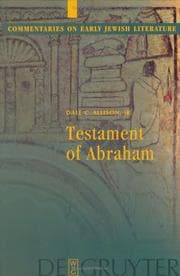 Tapa de Testament of Abraham (Commentaries on Early Jewish Literature)