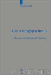 Tapa de Die Konigspsalmen