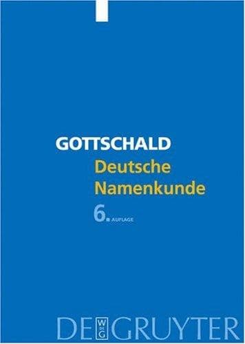 Tapa de Deutsche Namenkunde