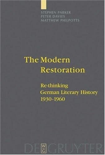 Tapa de Modern Restoration