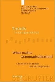 Tapa de What makes grammaticalization?