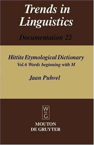 Tapa de Hittite Etymological Dictionary