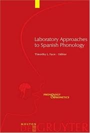 Tapa de Laboratory approaches to Spanish phonology