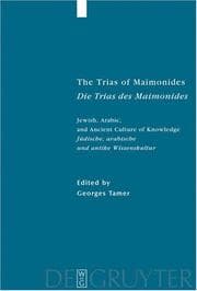 Tapa de The Trias of Maimonides