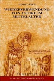 Tapa de Wiederverwendung Von Antike Im Mittelalter