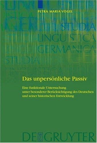 Tapa de Das Unpersonliche Passiv
