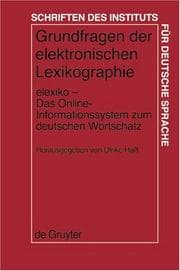 Tapa de Grundfragen der Elektronischen Lexikographie