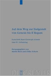 Tapa de Auf dem Weg zur Endgestalt von Genesis bis II Regum