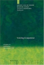 Tapa de Voicing in Japanese