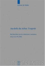 Tapa de Au-dela Du Refus: L'espoir