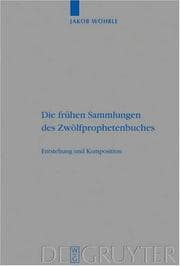 Tapa de Die frühen Sammlungen des Zwölfprophetenbuches