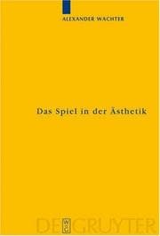 Tapa de Das Spiel in der Asthetik