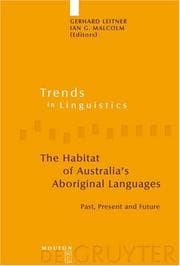 Tapa de The habitat of Australia's aboriginal languages