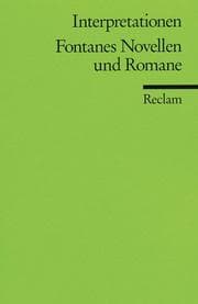 Tapa de Fontanes Novellen und Romane
