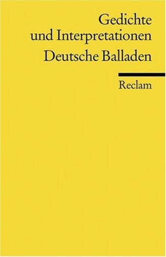 Tapa de Deutsche Balladen