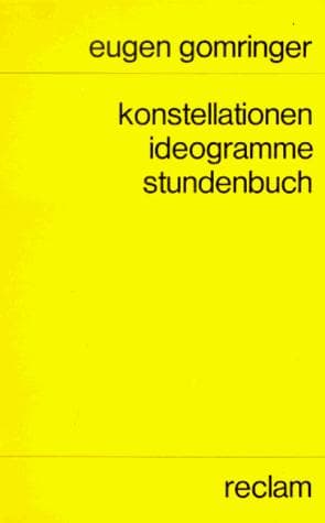 Tapa de Konstellationen, Ideogramme, Stundenbuch
