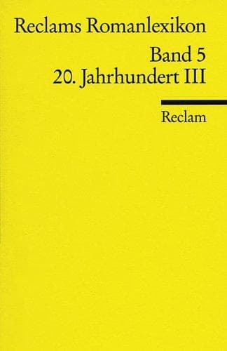Tapa de Reclams Romanlexikon
