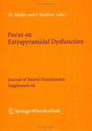Tapa de Focus on extrapyramidal dysfunction
